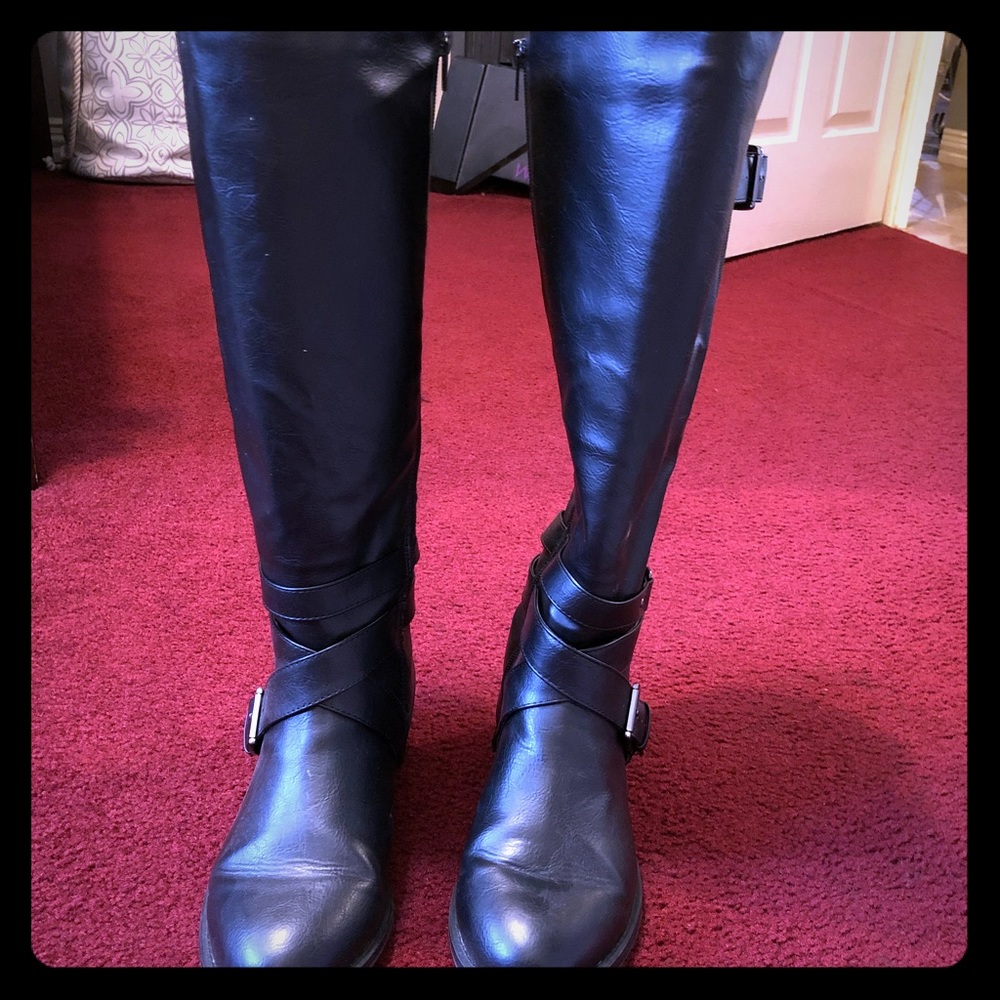 Torrid wise calf black boots